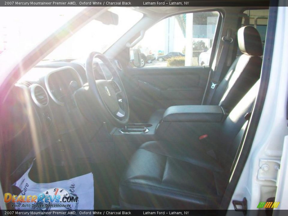 2007 Mercury Mountaineer Premier AWD Oxford White / Charcoal Black Photo #12