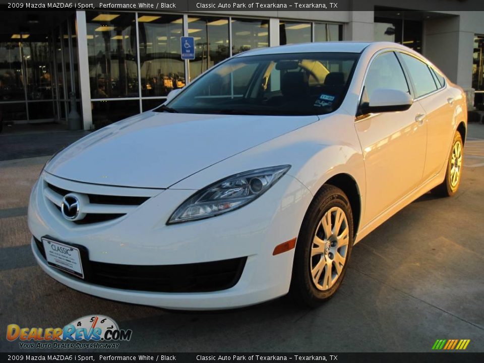 2009 Mazda MAZDA6 i Sport Performance White / Black Photo #1