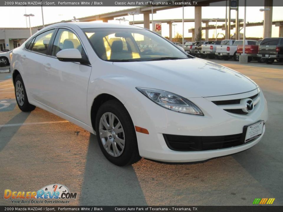 2009 Mazda MAZDA6 i Sport Performance White / Black Photo #2