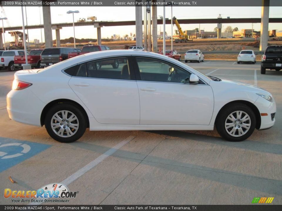 2009 Mazda MAZDA6 i Sport Performance White / Black Photo #4