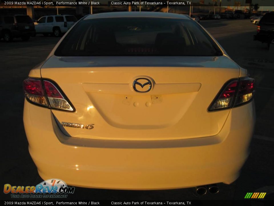 2009 Mazda MAZDA6 i Sport Performance White / Black Photo #6