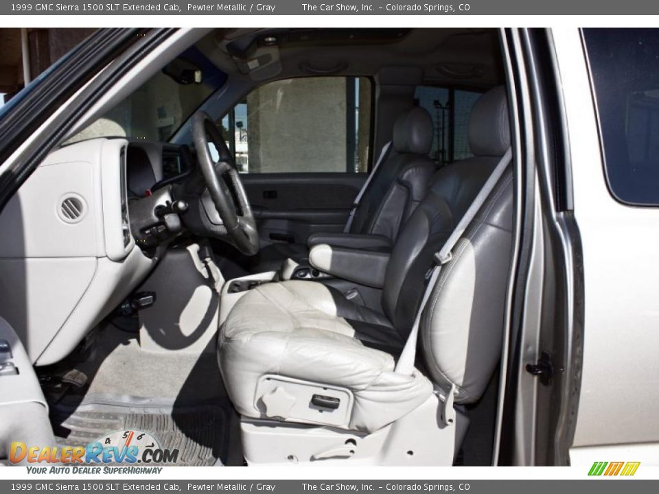 1999 GMC Sierra 1500 SLT Extended Cab Pewter Metallic / Gray Photo #5