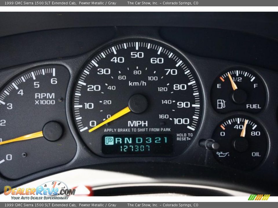 1999 GMC Sierra 1500 SLT Extended Cab Pewter Metallic / Gray Photo #8