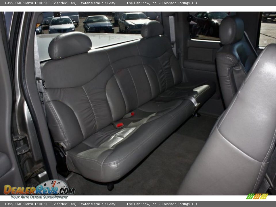 1999 GMC Sierra 1500 SLT Extended Cab Pewter Metallic / Gray Photo #12