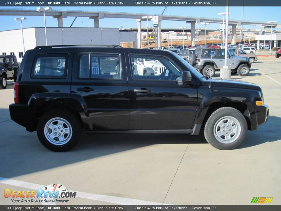 2010 Jeep Patriot Sport Brilliant Black Crystal Pearl / Dark Slate Gray Photo #4