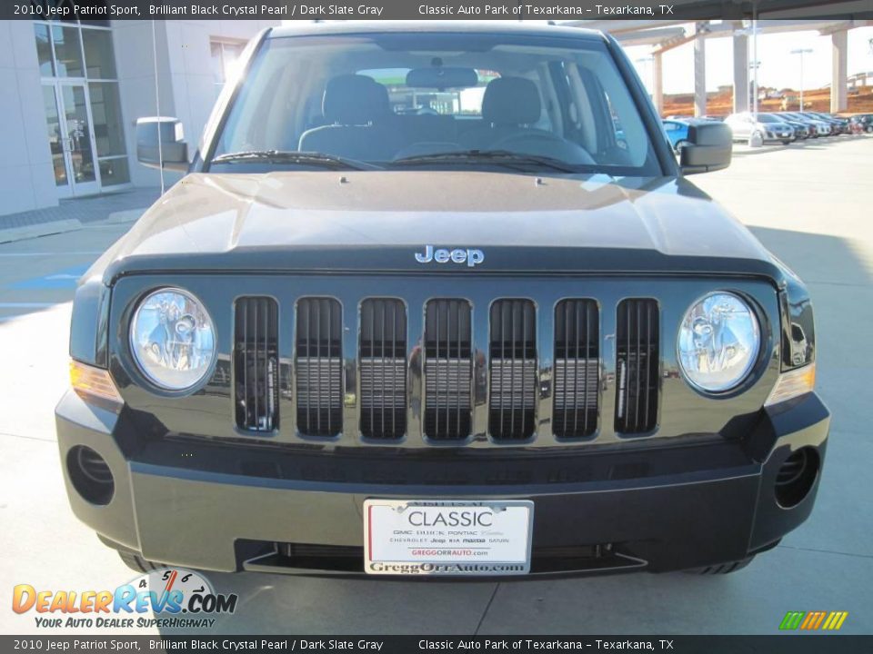 2010 Jeep Patriot Sport Brilliant Black Crystal Pearl / Dark Slate Gray Photo #5