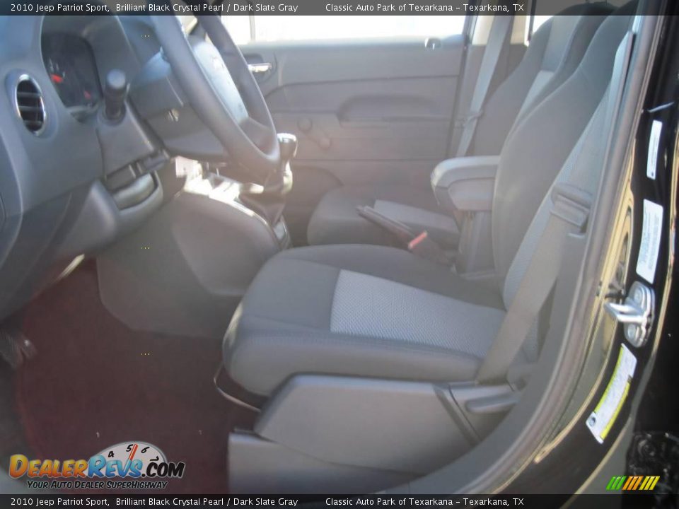 2010 Jeep Patriot Sport Brilliant Black Crystal Pearl / Dark Slate Gray Photo #7