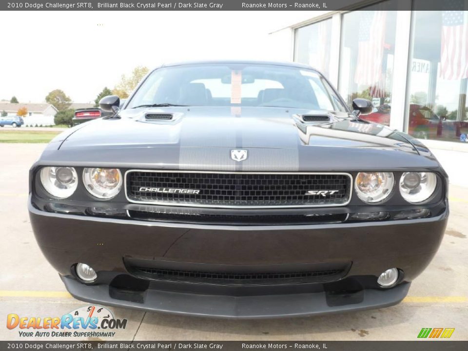 2010 Dodge Challenger SRT8 Brilliant Black Crystal Pearl / Dark Slate Gray Photo #5