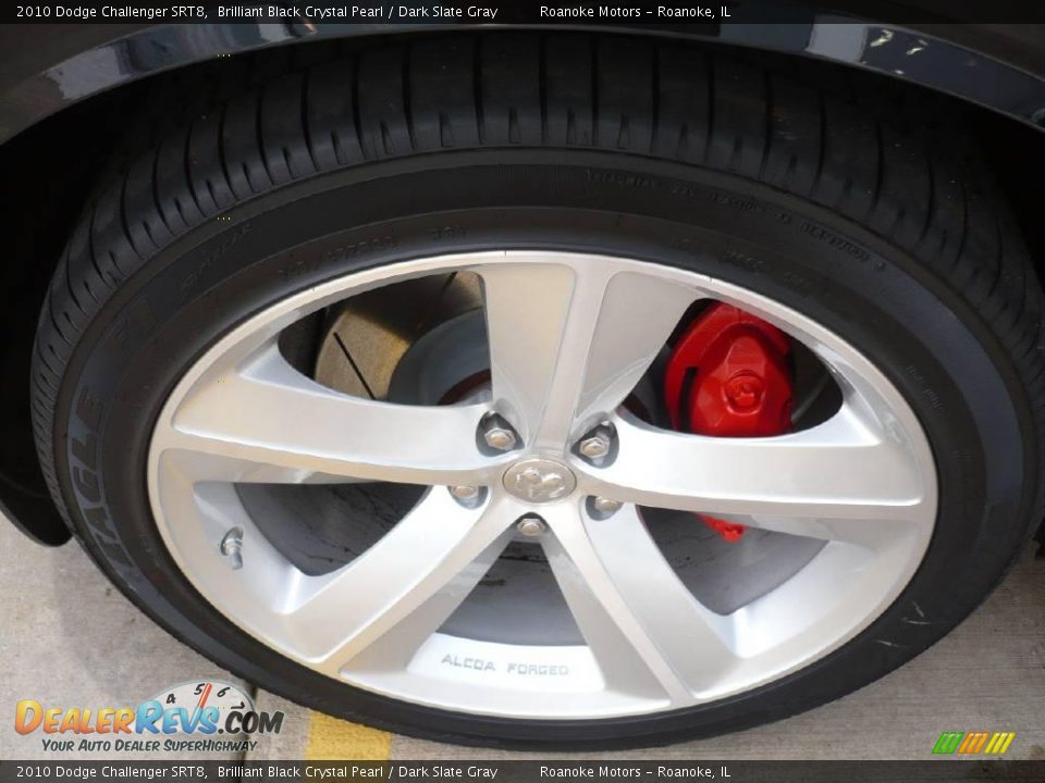 2010 Dodge Challenger SRT8 Brilliant Black Crystal Pearl / Dark Slate Gray Photo #15