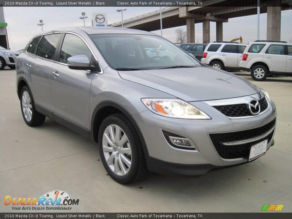2010 Mazda CX-9 Touring Liquid Silver Metallic / Black Photo #2