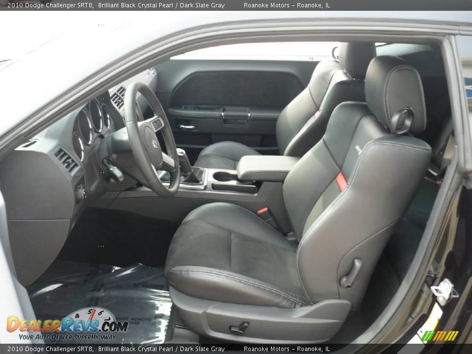 2010 Dodge Challenger SRT8 Brilliant Black Crystal Pearl / Dark Slate Gray Photo #18