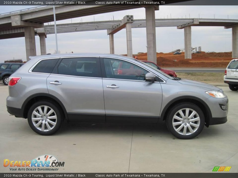 2010 Mazda CX-9 Touring Liquid Silver Metallic / Black Photo #4