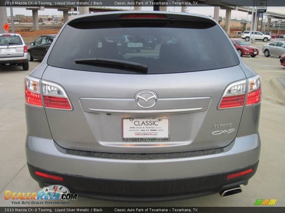 2010 Mazda CX-9 Touring Liquid Silver Metallic / Black Photo #6