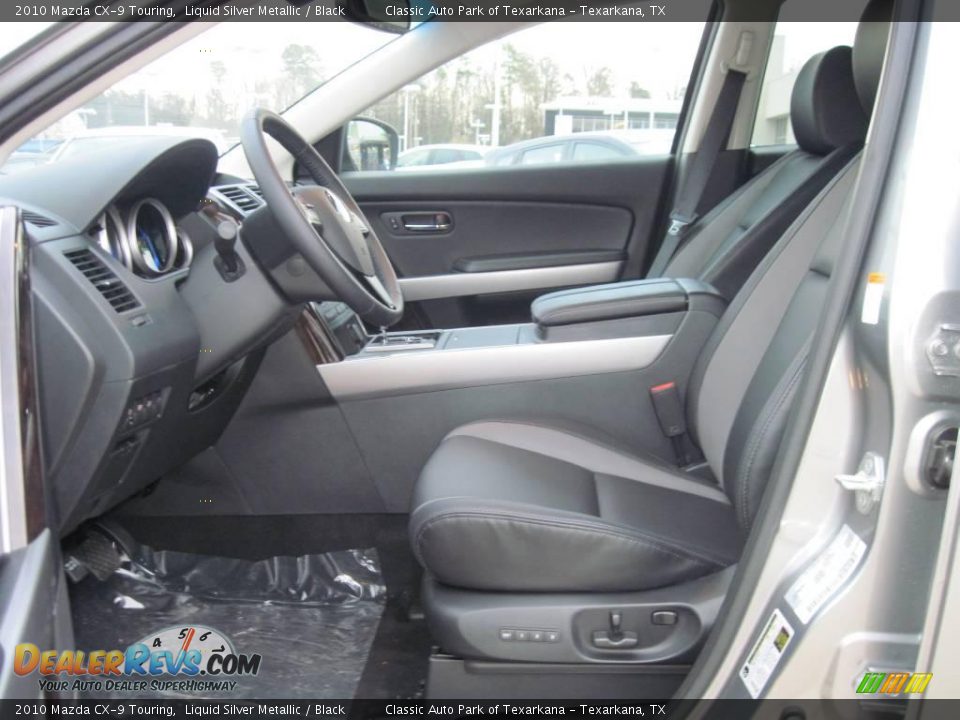 2010 Mazda CX-9 Touring Liquid Silver Metallic / Black Photo #7