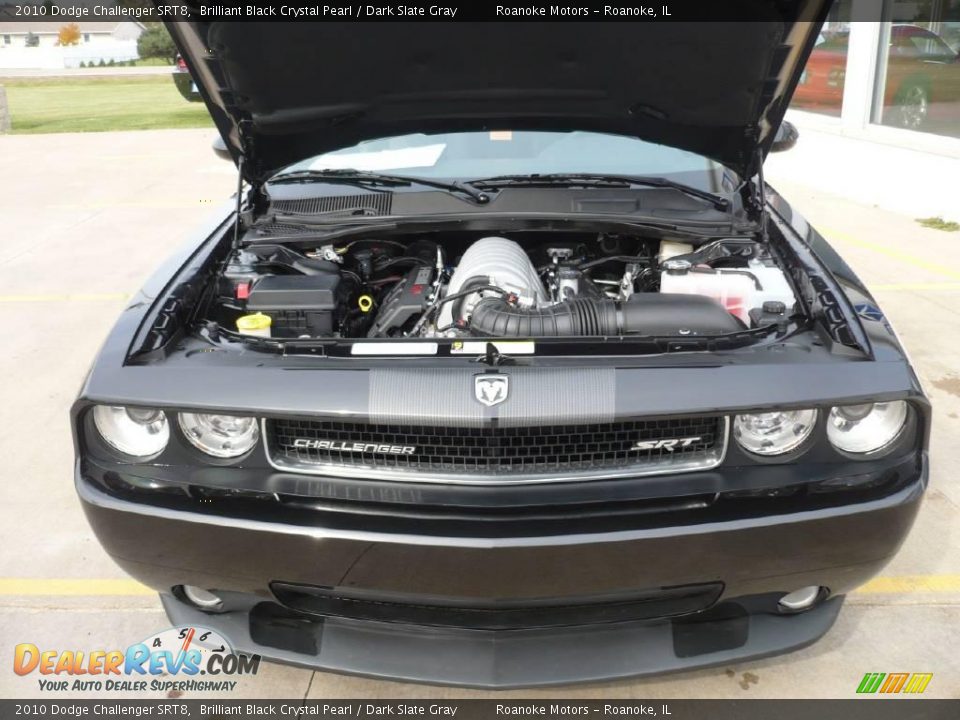 2010 Dodge Challenger SRT8 Brilliant Black Crystal Pearl / Dark Slate Gray Photo #23