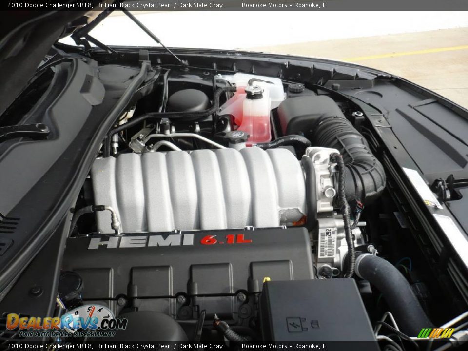 2010 Dodge Challenger SRT8 Brilliant Black Crystal Pearl / Dark Slate Gray Photo #24