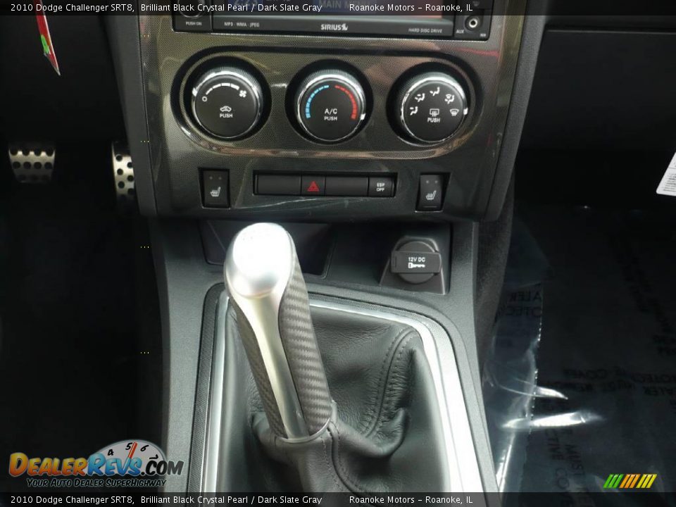 2010 Dodge Challenger SRT8 Brilliant Black Crystal Pearl / Dark Slate Gray Photo #28