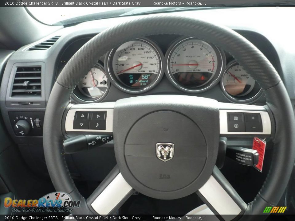 2010 Dodge Challenger SRT8 Brilliant Black Crystal Pearl / Dark Slate Gray Photo #29