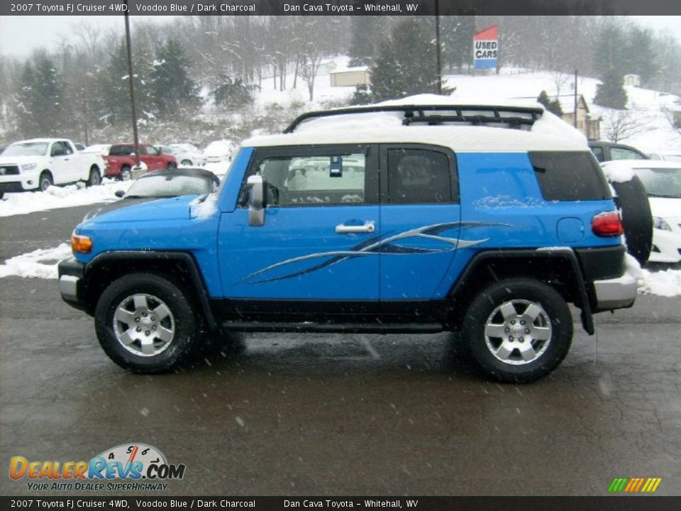 2007 Toyota FJ Cruiser 4WD Voodoo Blue / Dark Charcoal Photo #4