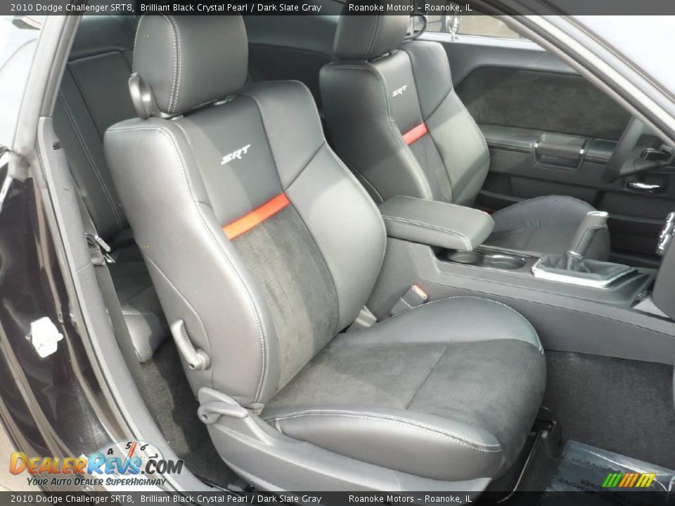 2010 Dodge Challenger SRT8 Brilliant Black Crystal Pearl / Dark Slate Gray Photo #31