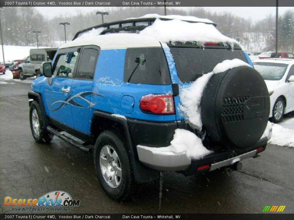 2007 Toyota FJ Cruiser 4WD Voodoo Blue / Dark Charcoal Photo #5