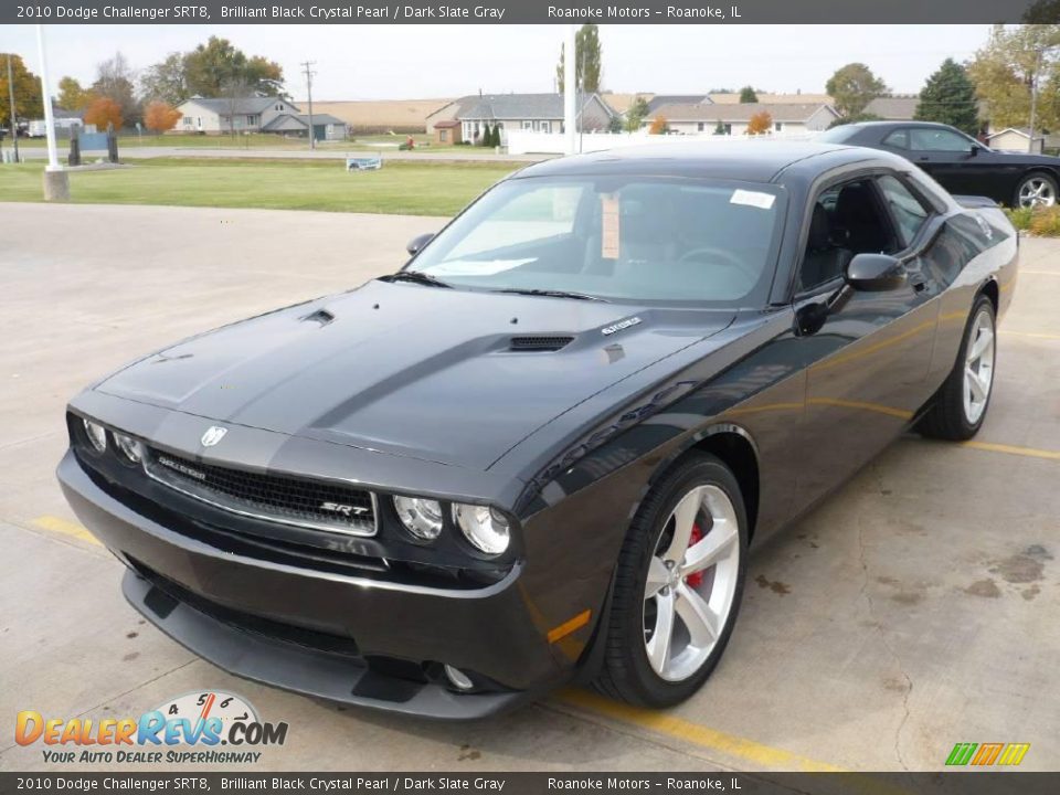 2010 Dodge Challenger SRT8 Brilliant Black Crystal Pearl / Dark Slate Gray Photo #32