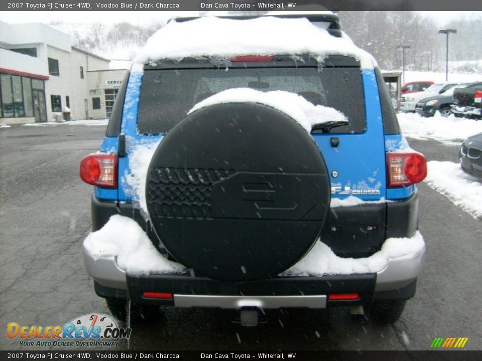 2007 Toyota FJ Cruiser 4WD Voodoo Blue / Dark Charcoal Photo #6