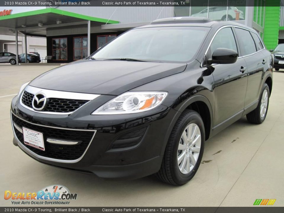 2010 Mazda CX-9 Touring Brilliant Black / Black Photo #1