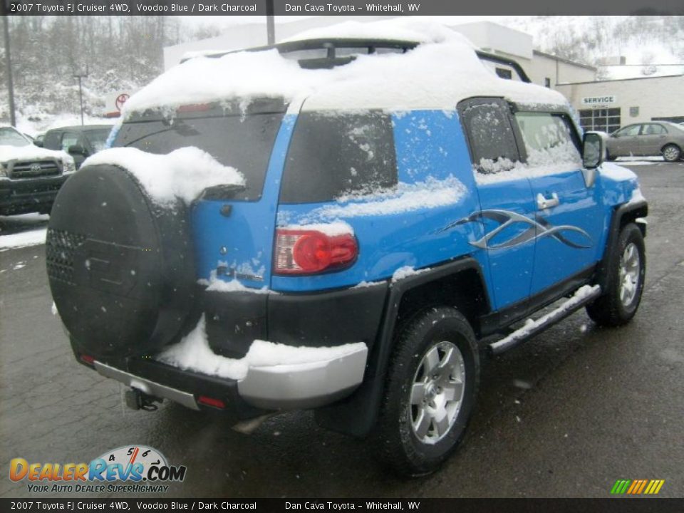 2007 Toyota FJ Cruiser 4WD Voodoo Blue / Dark Charcoal Photo #7