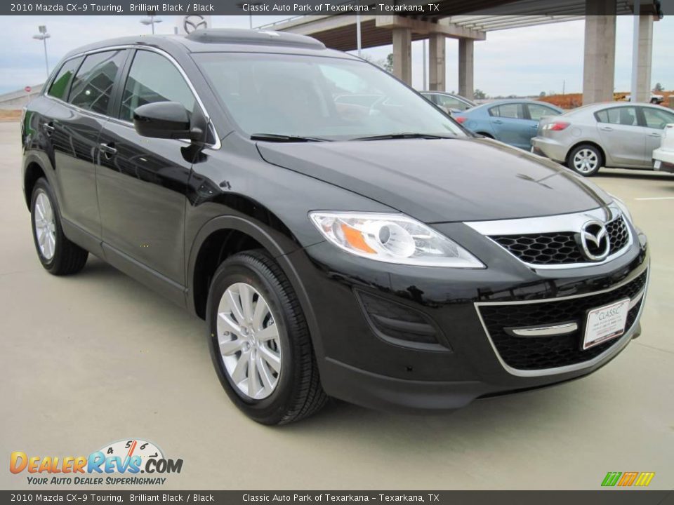 2010 Mazda CX-9 Touring Brilliant Black / Black Photo #2