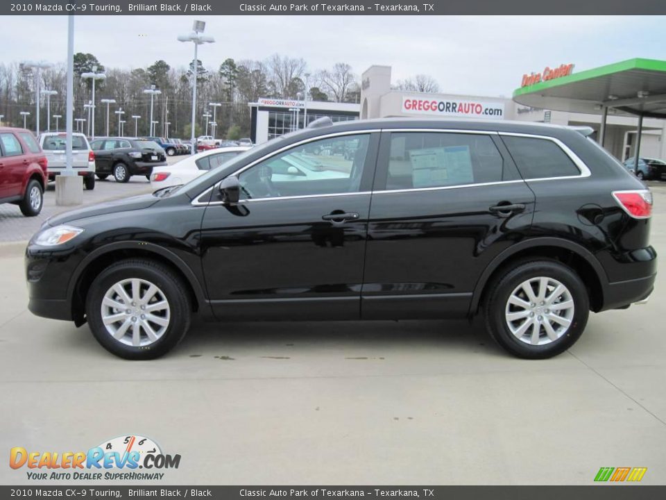 2010 Mazda CX-9 Touring Brilliant Black / Black Photo #3
