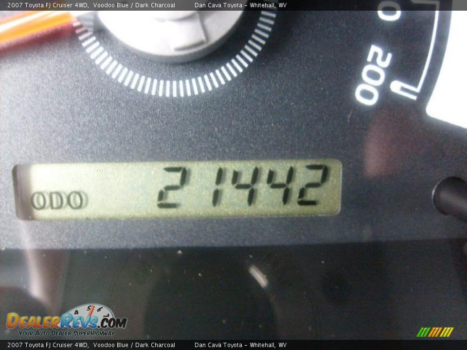 2007 Toyota FJ Cruiser 4WD Voodoo Blue / Dark Charcoal Photo #15