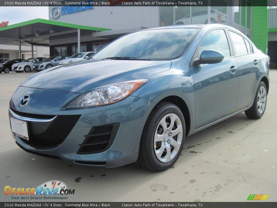 2010 Mazda MAZDA3 i SV 4 Door Gunmetal Blue Mica / Black Photo #1