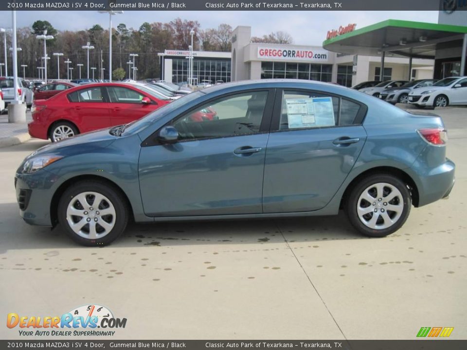 2010 Mazda MAZDA3 i SV 4 Door Gunmetal Blue Mica / Black Photo #3