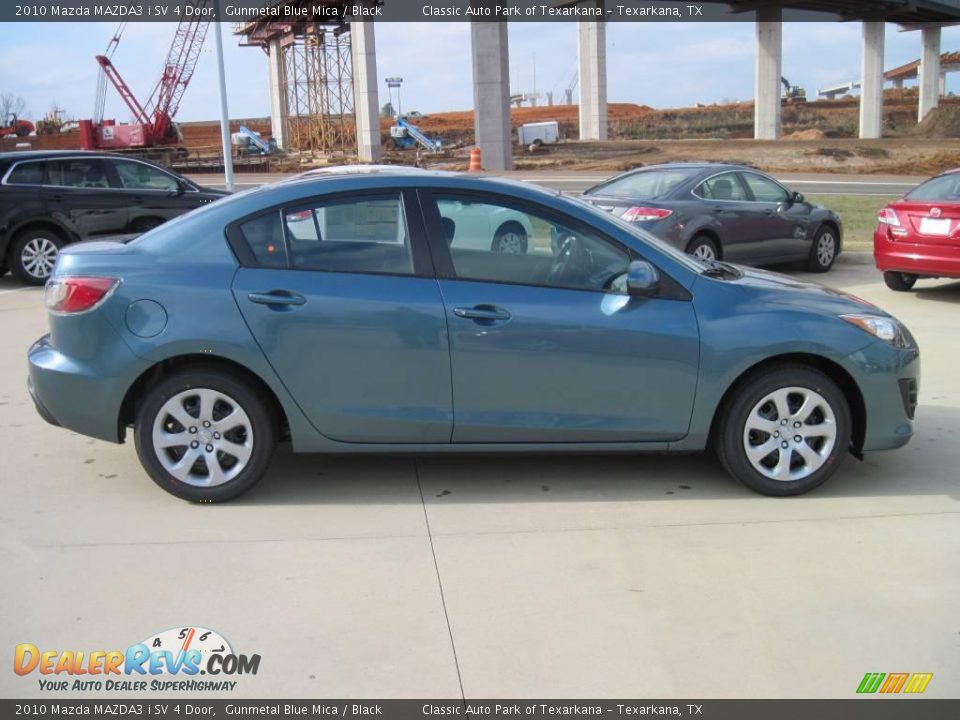 2010 Mazda MAZDA3 i SV 4 Door Gunmetal Blue Mica / Black Photo #4