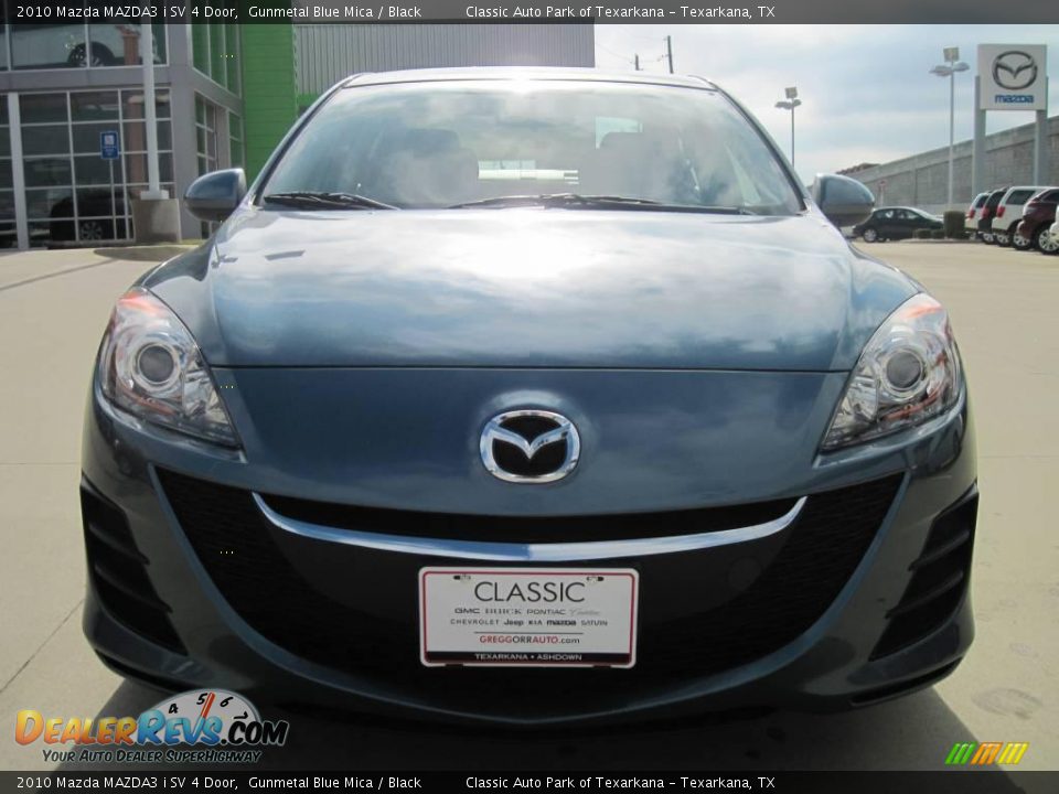 2010 Mazda MAZDA3 i SV 4 Door Gunmetal Blue Mica / Black Photo #5