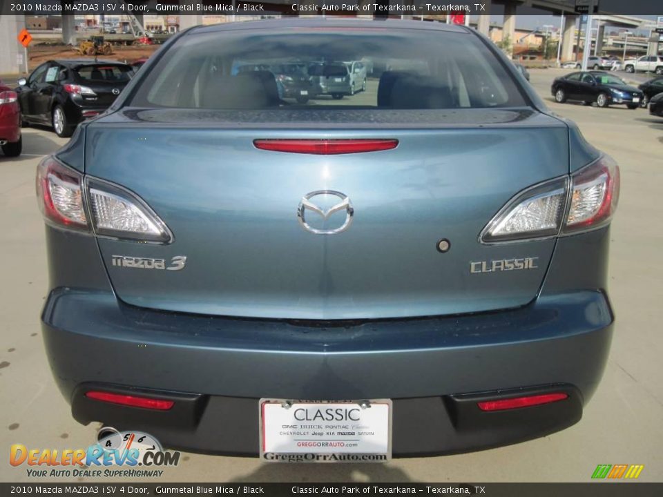 2010 Mazda MAZDA3 i SV 4 Door Gunmetal Blue Mica / Black Photo #6
