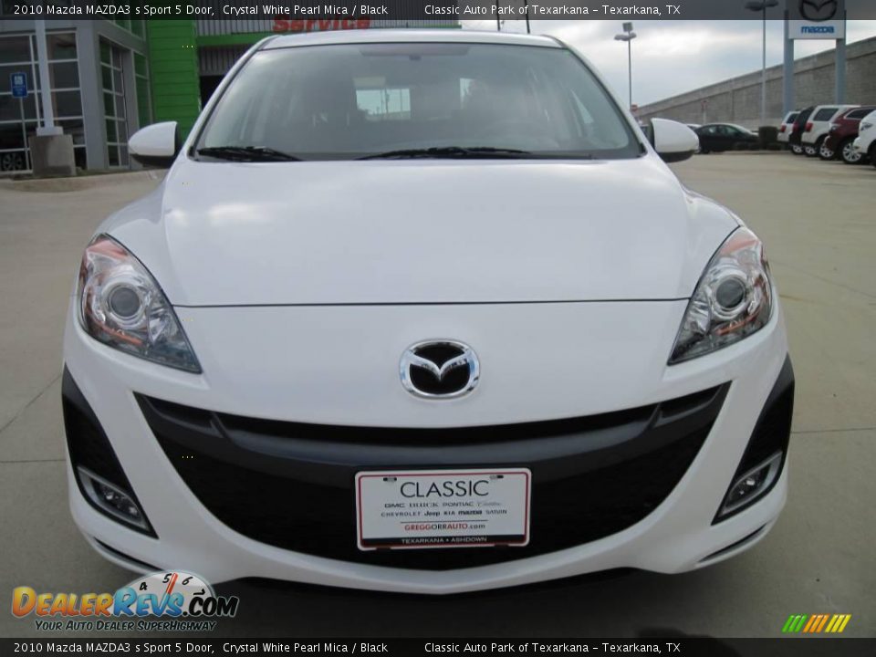 2010 Mazda MAZDA3 s Sport 5 Door Crystal White Pearl Mica / Black Photo #5