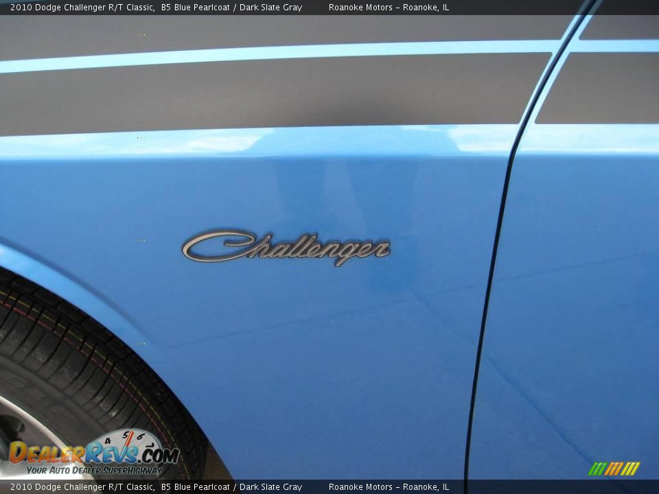 2010 Dodge Challenger R/T Classic B5 Blue Pearlcoat / Dark Slate Gray Photo #14