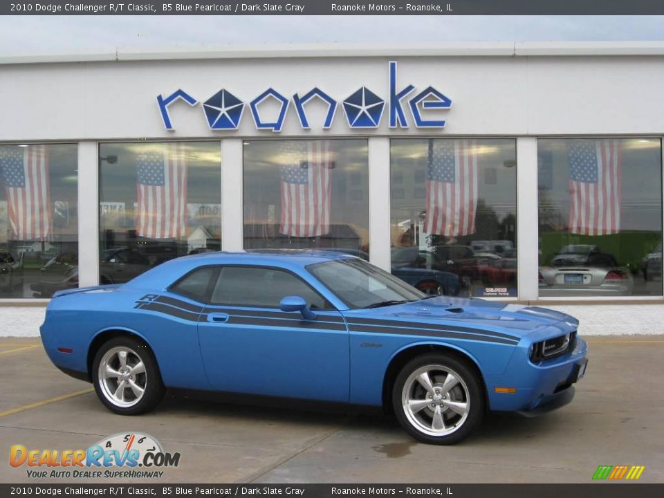 2010 Dodge Challenger R/T Classic B5 Blue Pearlcoat / Dark Slate Gray Photo #15