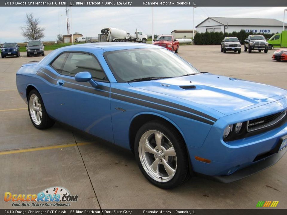 2010 Dodge Challenger R/T Classic B5 Blue Pearlcoat / Dark Slate Gray Photo #28