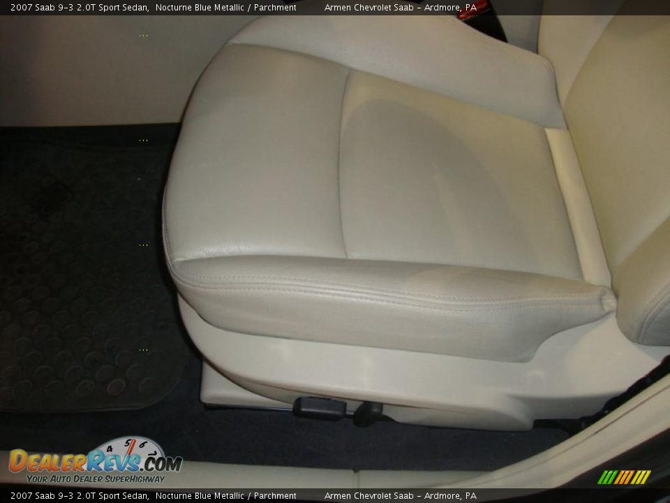 2007 Saab 9-3 2.0T Sport Sedan Nocturne Blue Metallic / Parchment Photo #15
