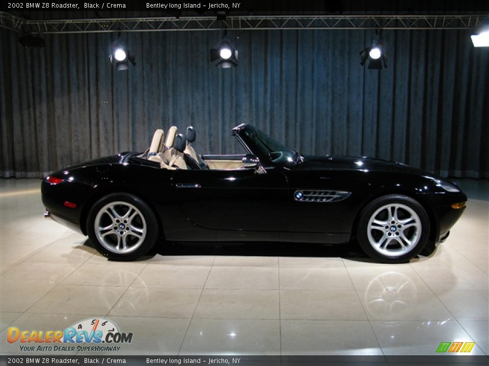2002 BMW Z8 Roadster Black / Crema Photo #17
