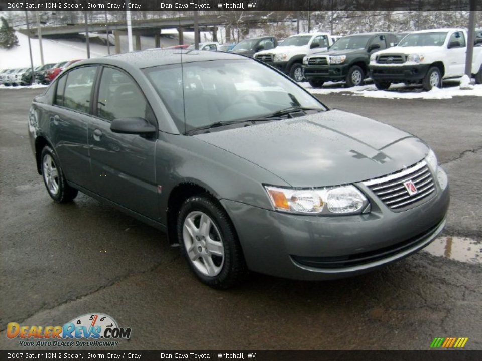 2007 Saturn ION 2 Sedan Storm Gray / Gray Photo #1