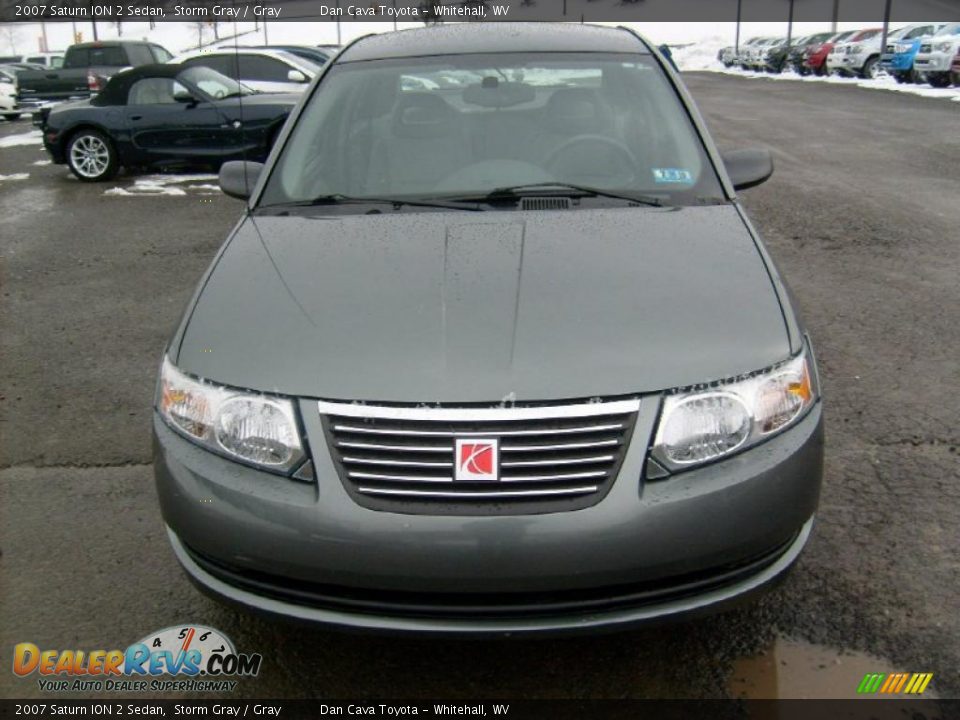 2007 Saturn ION 2 Sedan Storm Gray / Gray Photo #2