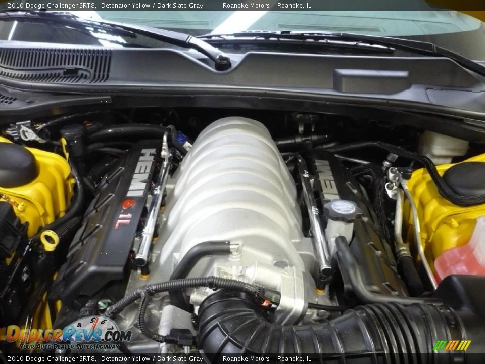 2010 Dodge Challenger SRT8 Detonator Yellow / Dark Slate Gray Photo #5