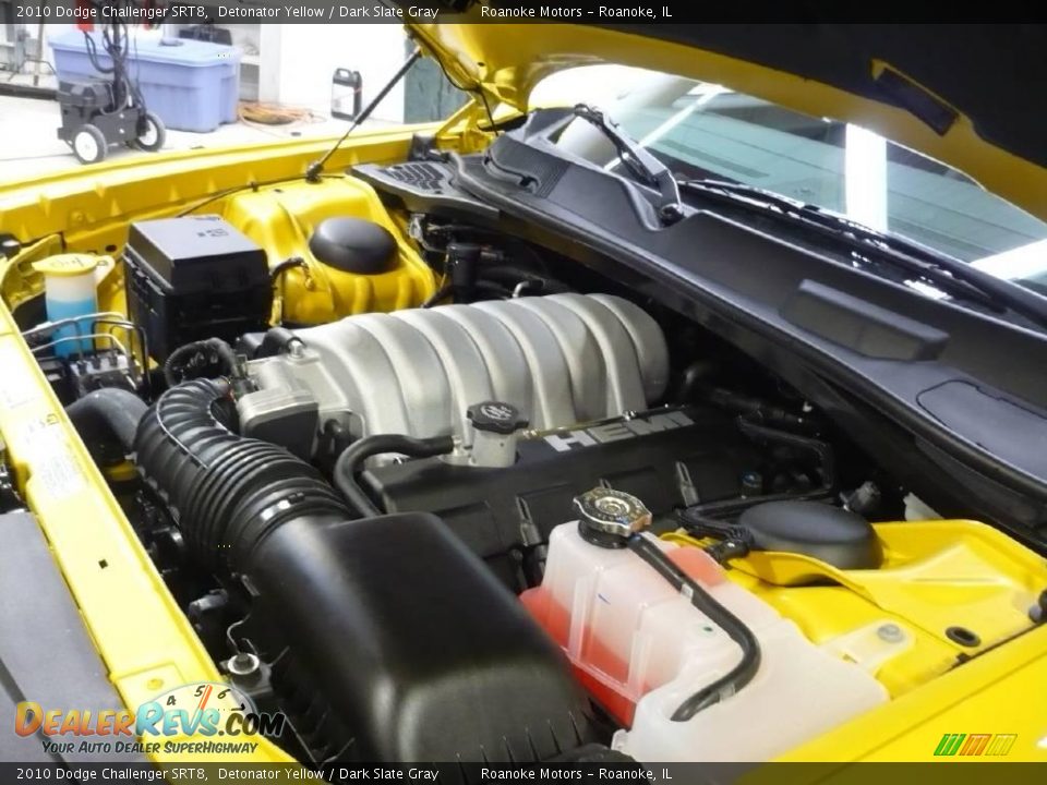 2010 Dodge Challenger SRT8 Detonator Yellow / Dark Slate Gray Photo #7