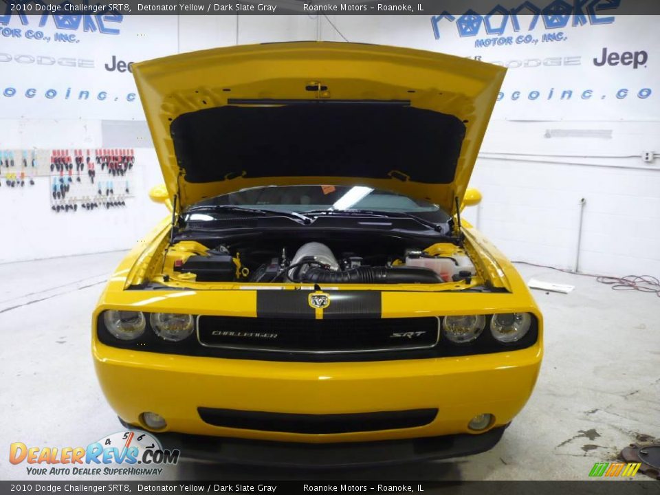 2010 Dodge Challenger SRT8 Detonator Yellow / Dark Slate Gray Photo #8