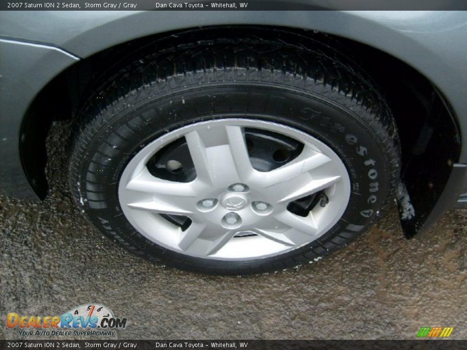 2007 Saturn ION 2 Sedan Storm Gray / Gray Photo #8