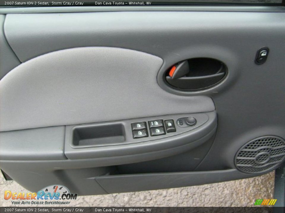 2007 Saturn ION 2 Sedan Storm Gray / Gray Photo #10